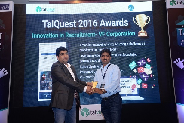 TalQuest'16 | Award for Innovation in Recruitment
