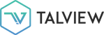 black talview with gradient logo 149x50 px